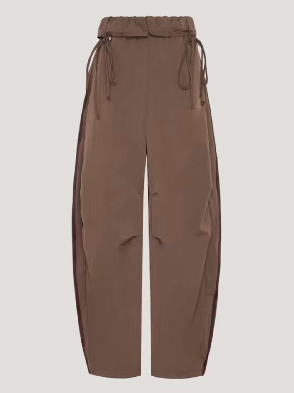 adidas originals women's brown 'curved pants' waistband detail BNWT size M, L - Picture 3 of 16